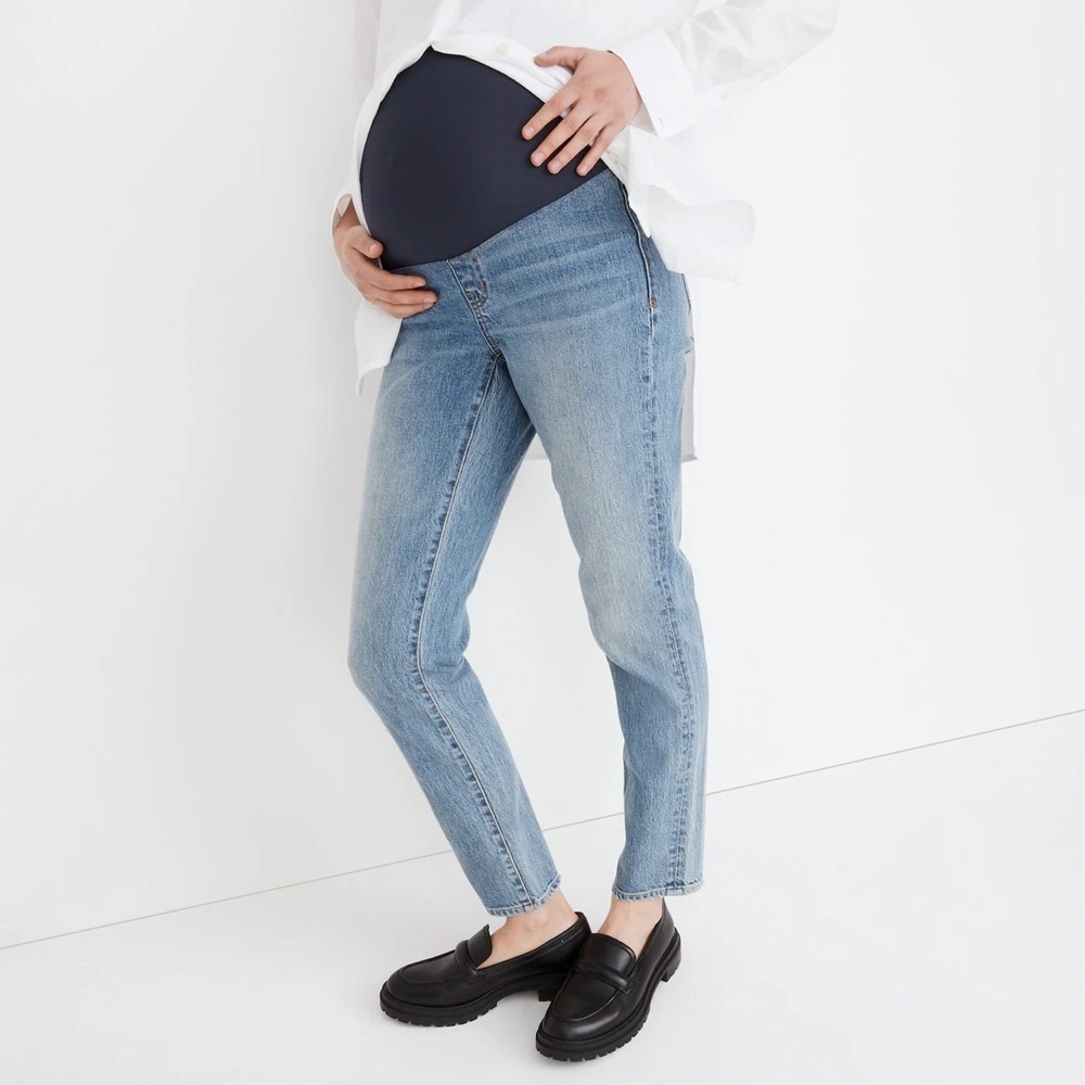 Madewell the maternity perfect vintage jean in heathcote NEW NWT